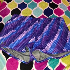 Blue and purple Under Armor shorts XL $20